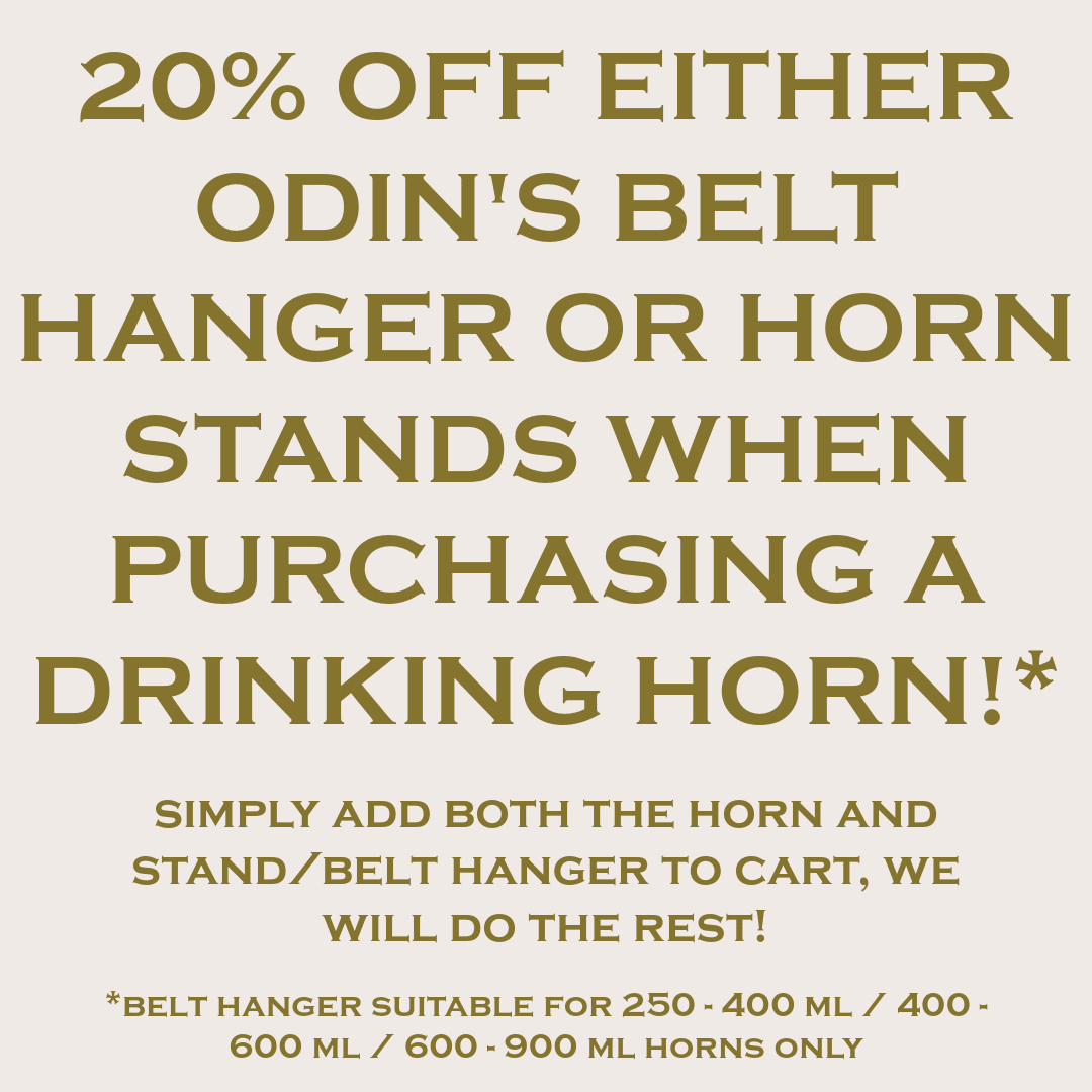 Stag and Snake Horn - Drinking horn - Horns of Odin