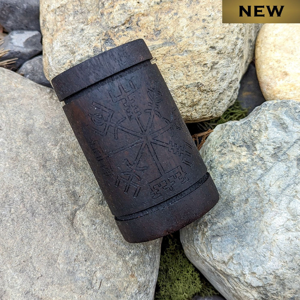 Vegvisir Candle Holder - New Design - Candle Holder - Horns of Odin
