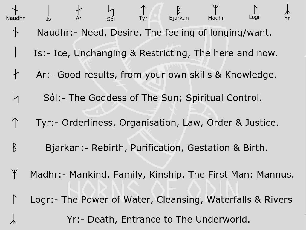 Rune Spirit horn - Horn mug - Horns of Odin