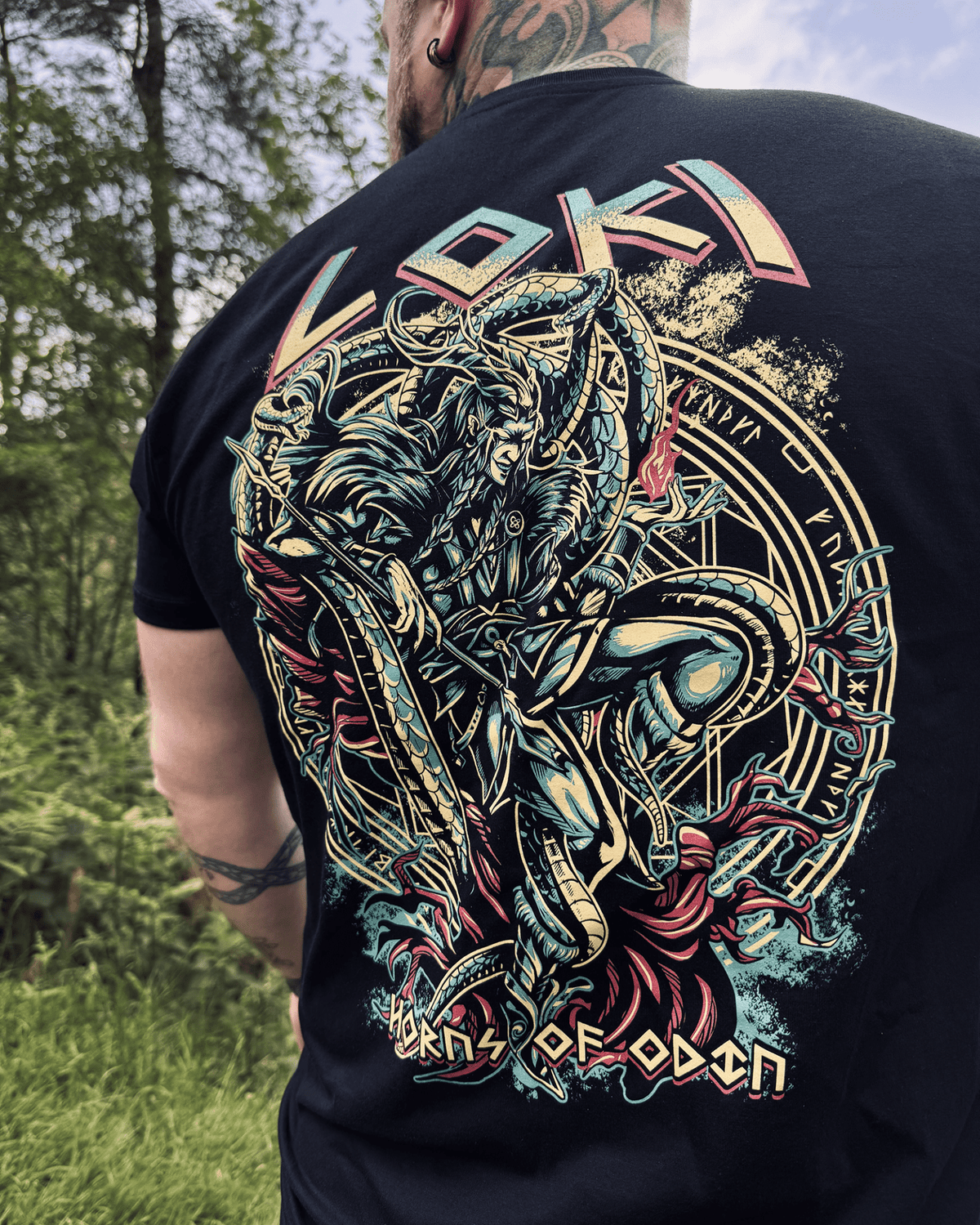 Enemy of Gods Tee - T-Shirt - Horns of Odin