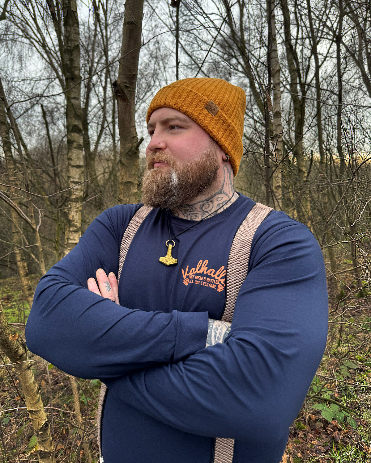 Wanderer's Merino Beanie - Mustard