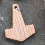 Ash and Gemstone Mjölnir Pendants