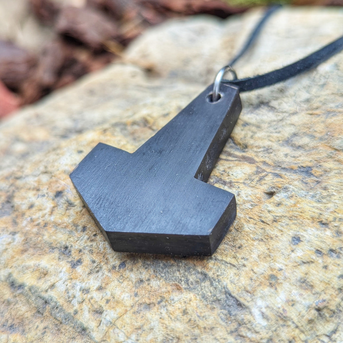 Buffalo Horn Mjölnir pendant