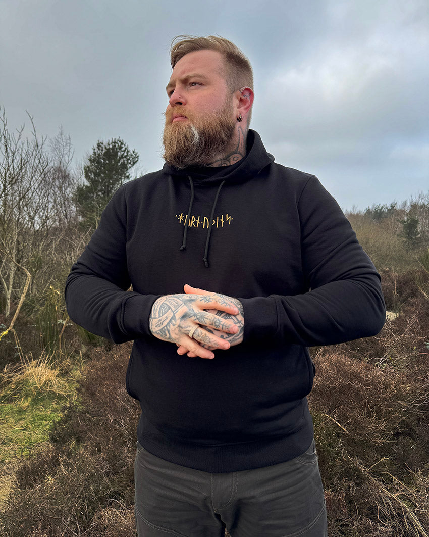 Runic Hoodie - Black