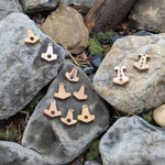 Ash and Gemstone Mjölnir Pendants - Pendant - Horns of Odin