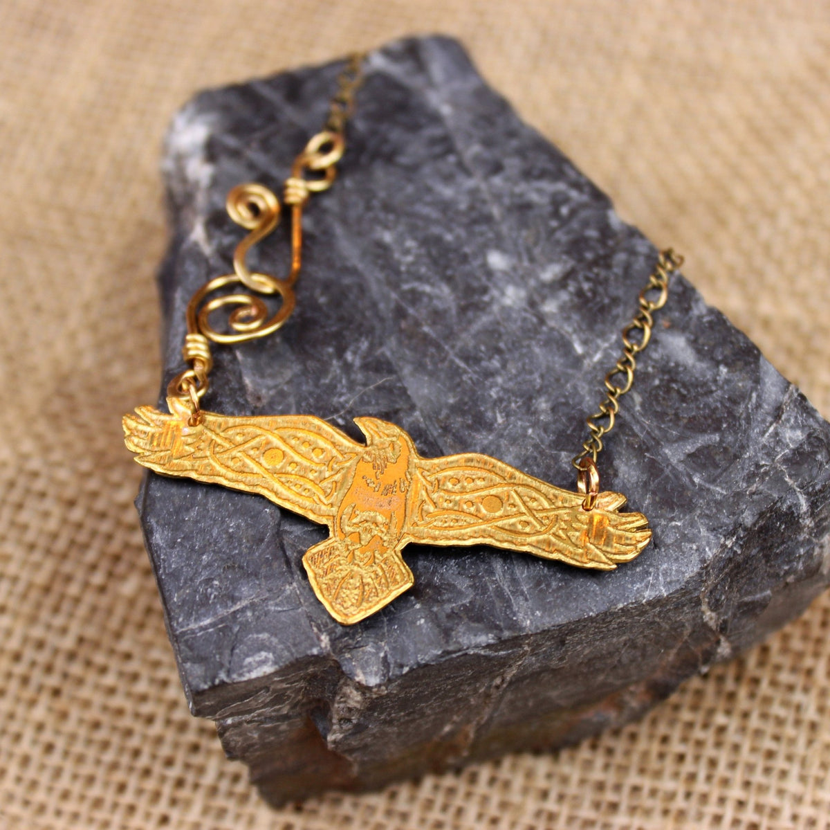 Raven pendant - Pendant - Horns of Odin
