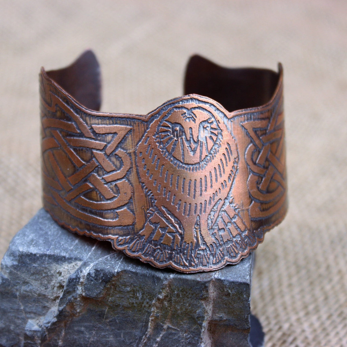 Owl Cutout Cuff - Cuff - Horns of Odin