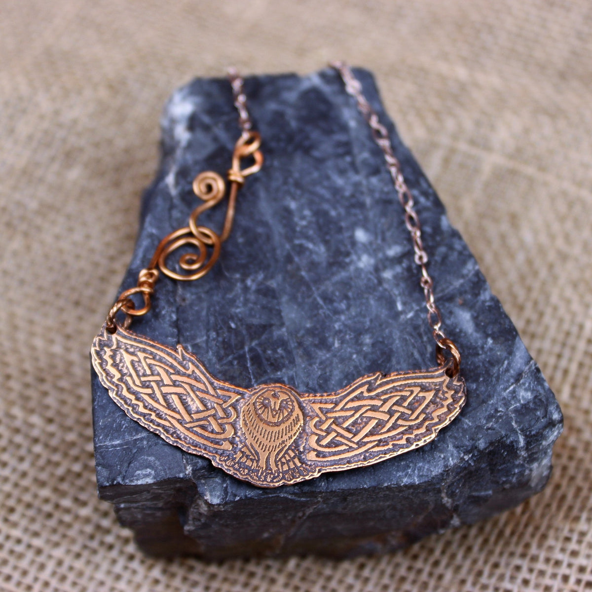 Owl pendant - Pendant - Horns of Odin