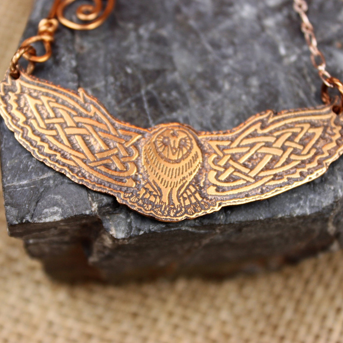 Owl pendant - Pendant - Horns of Odin