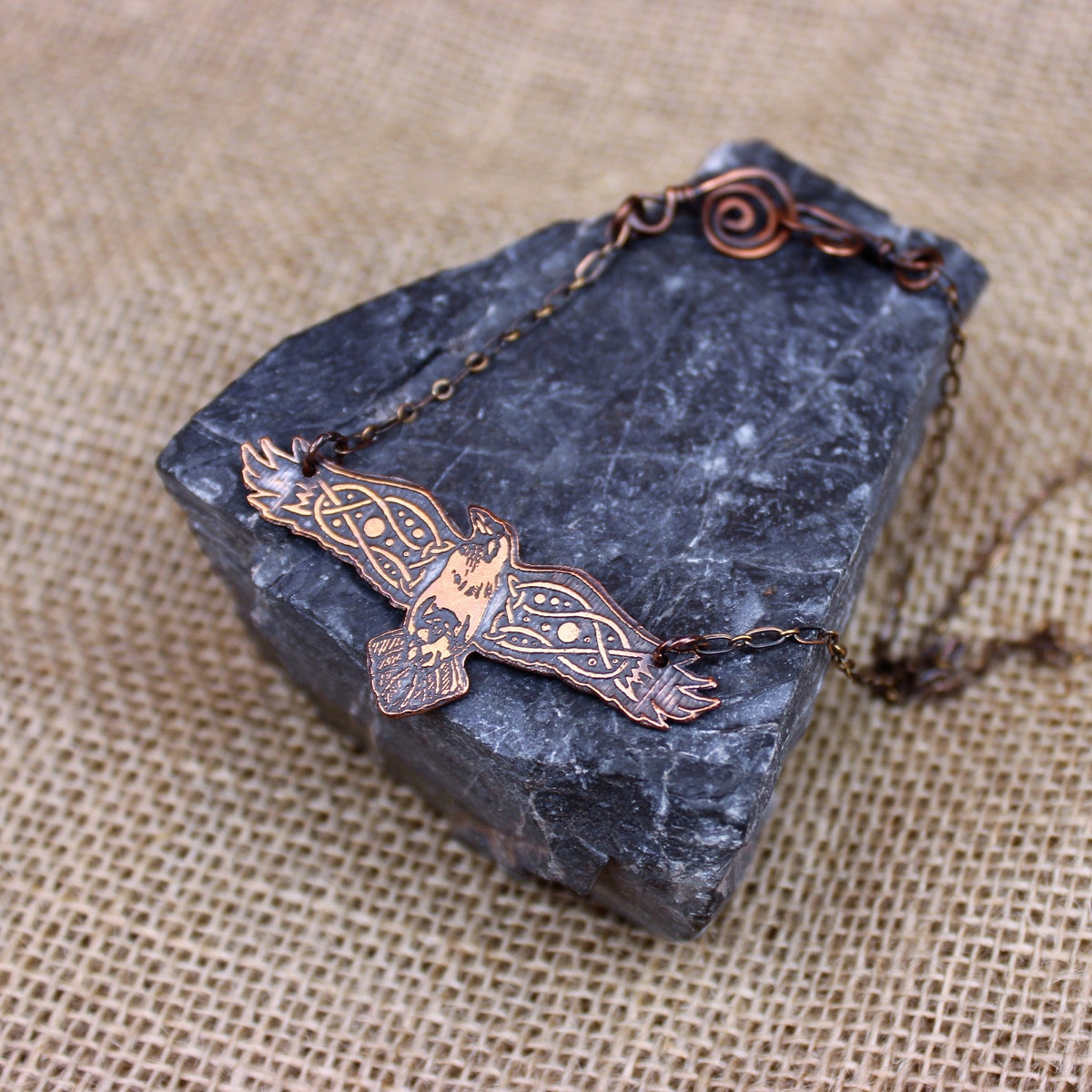 Raven pendant - Pendant - Horns of Odin