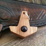 Ash and Gemstone Mjölnir Pendants - Pendant - Horns of Odin