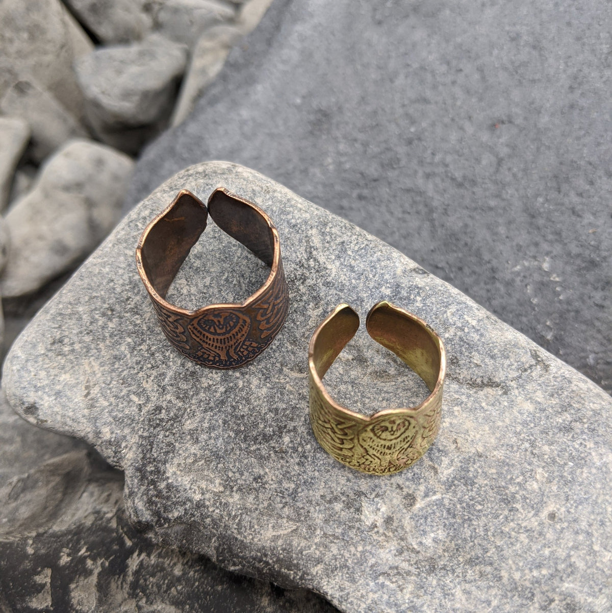 Owl Cutout Ring - Ring - Horns of Odin