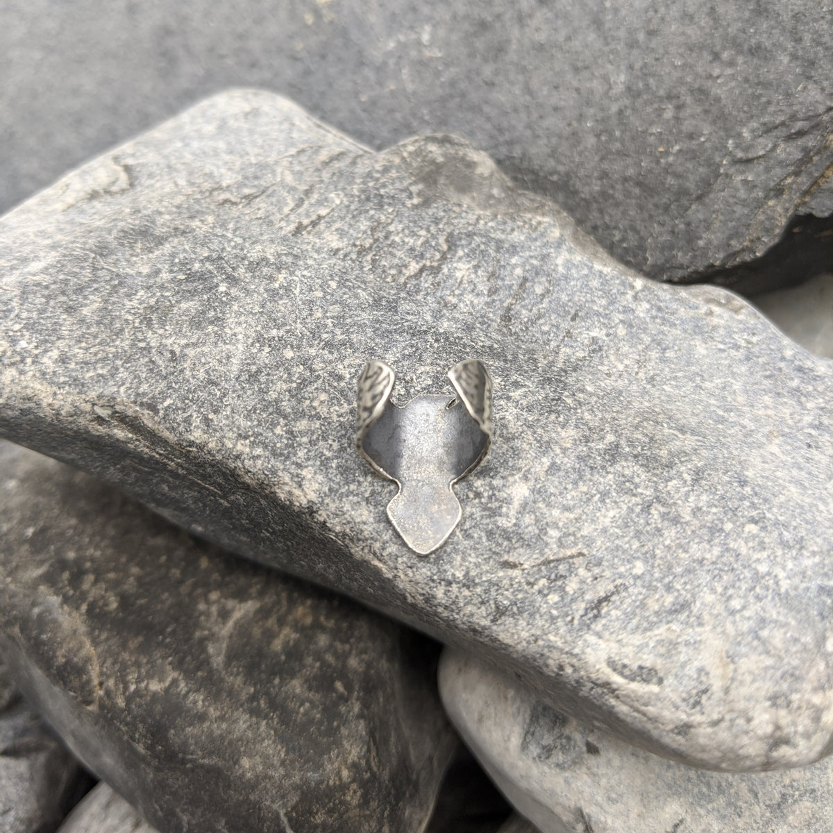 Silver Raven ear cuff - Earrings - Horns of Odin