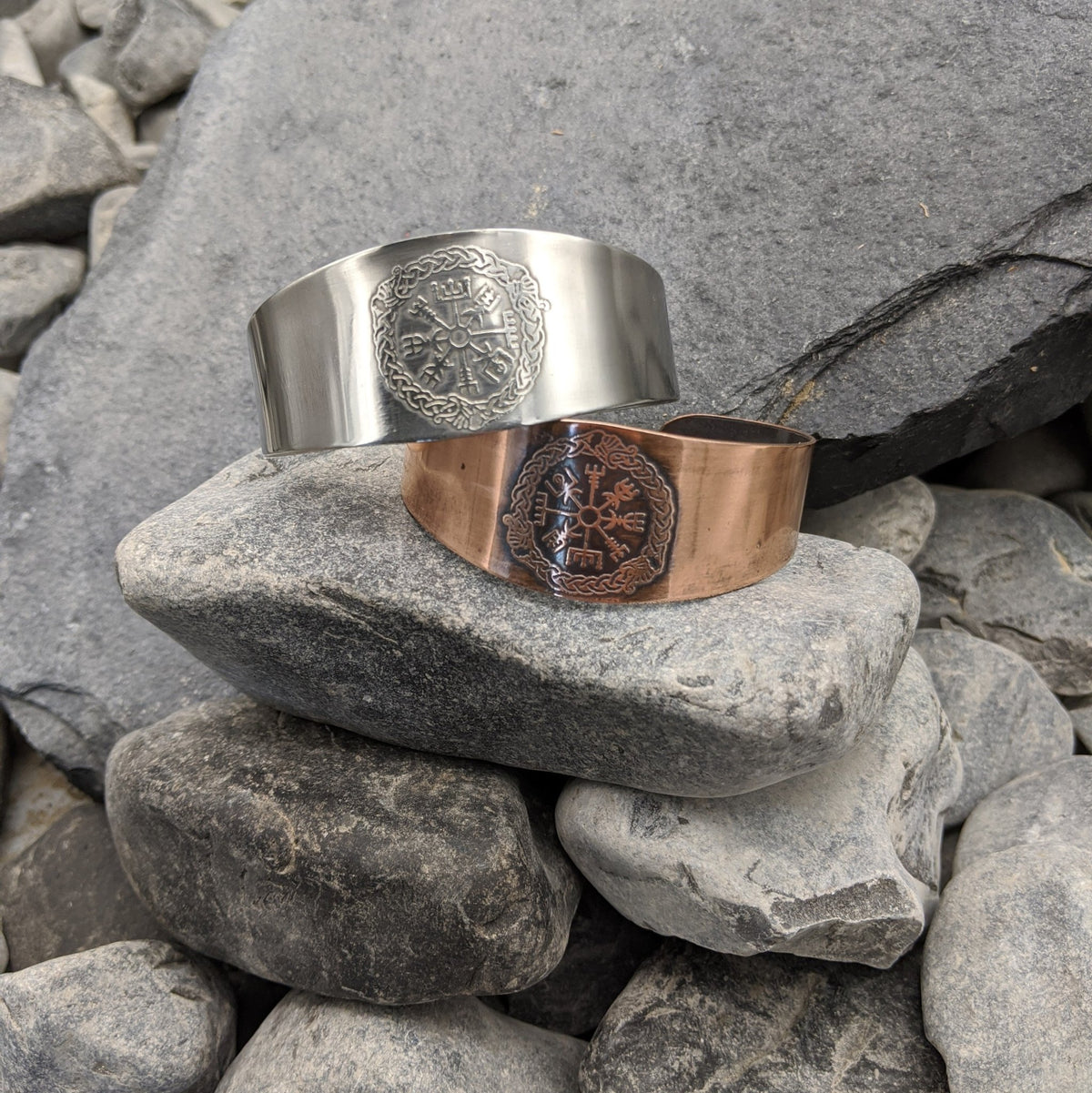 Vegvisir Cuff - Cuff - Horns of Odin