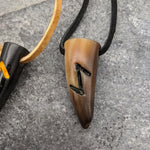 Rune Horn Pendant (Elder Futhark) - Pendant - Horns of Odin