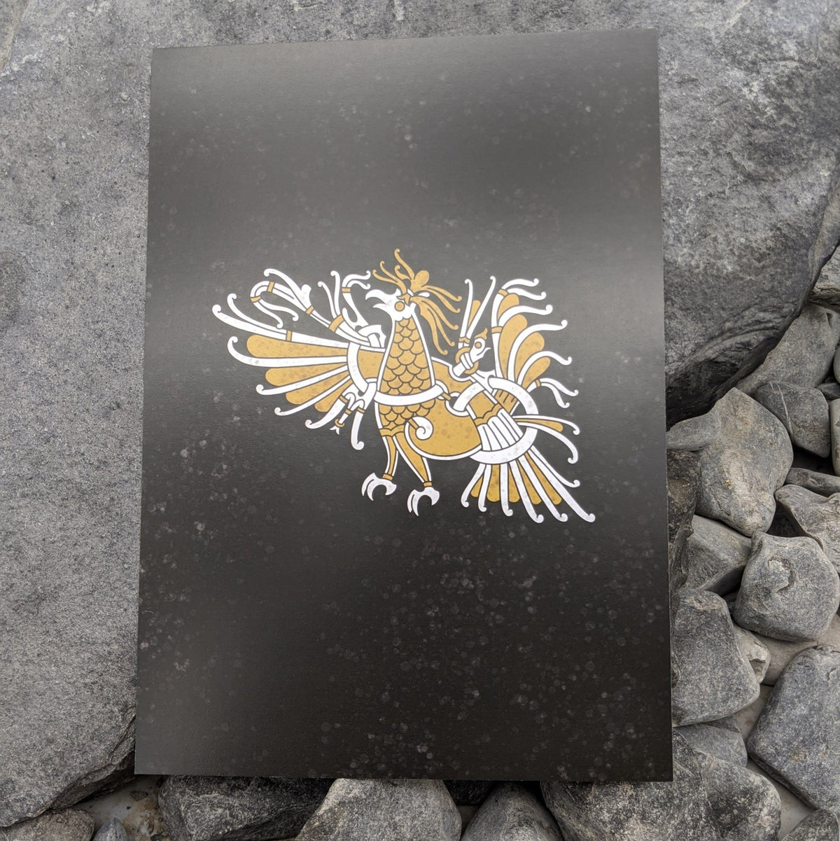 Ringerike Style Beast (Bird) A5 Print - Art Work - Horns of Odin