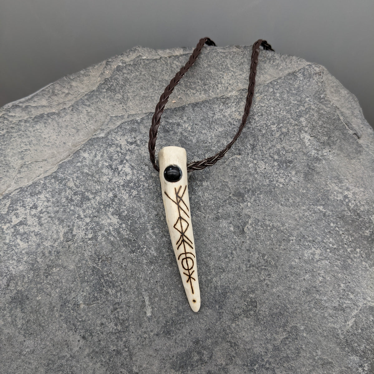 Antler Bindrune Pendant - Pendant - Horns of Odin