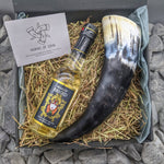 Viking Mead & Horn Gift Box Set - Mead Horn Gift Box - Horns of Odin