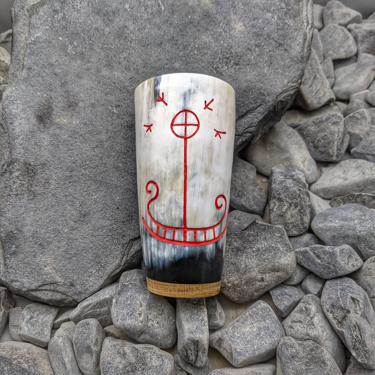 Viking Ship Mug - Horn mug - Horns of Odin
