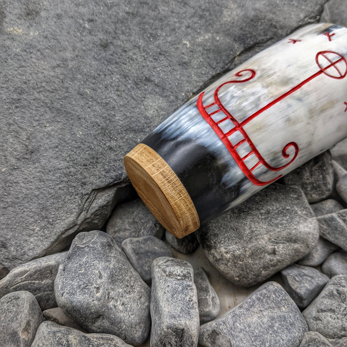 Viking Ship Mug - Horn mug - Horns of Odin