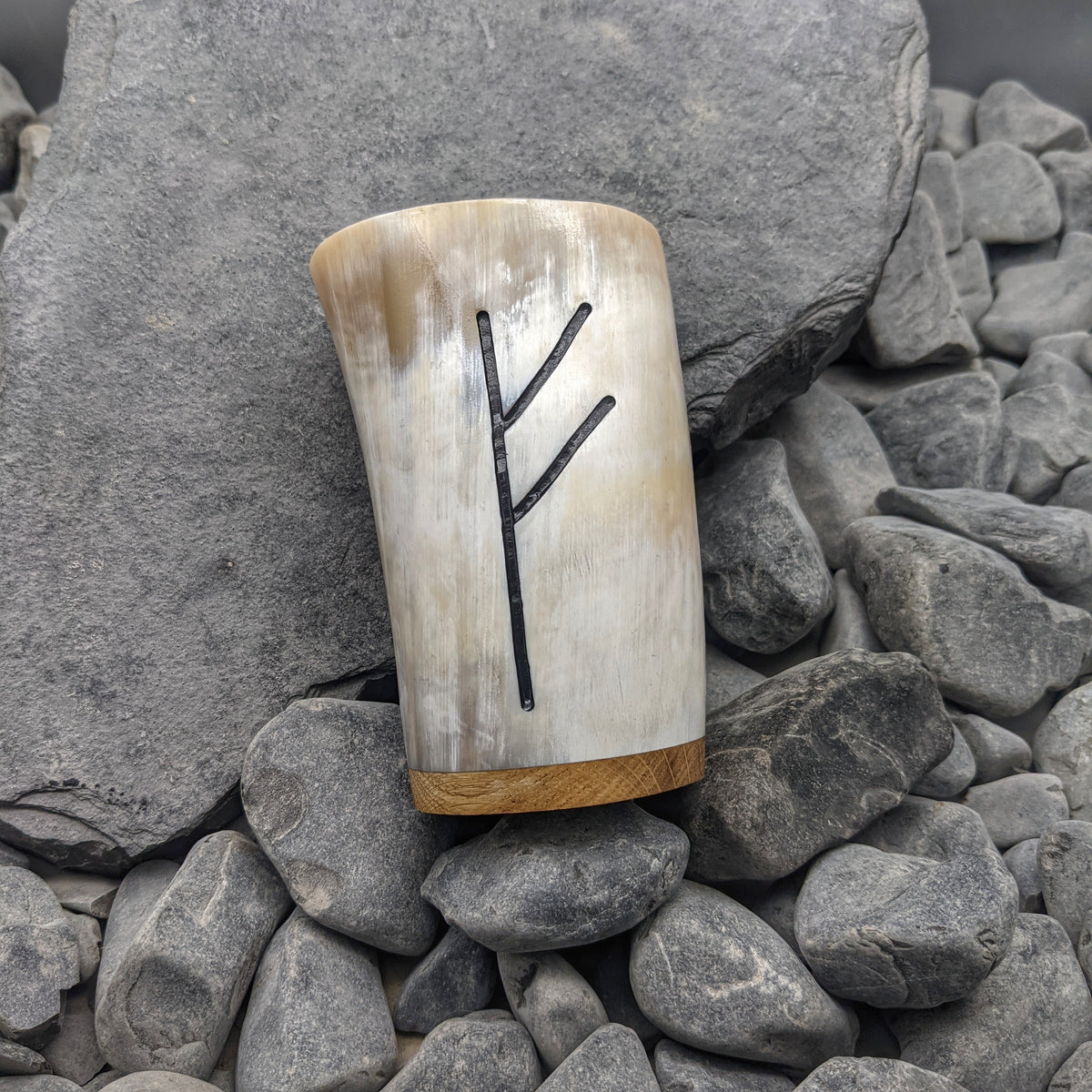 Rune Mug - Horn mug - Horns of Odin