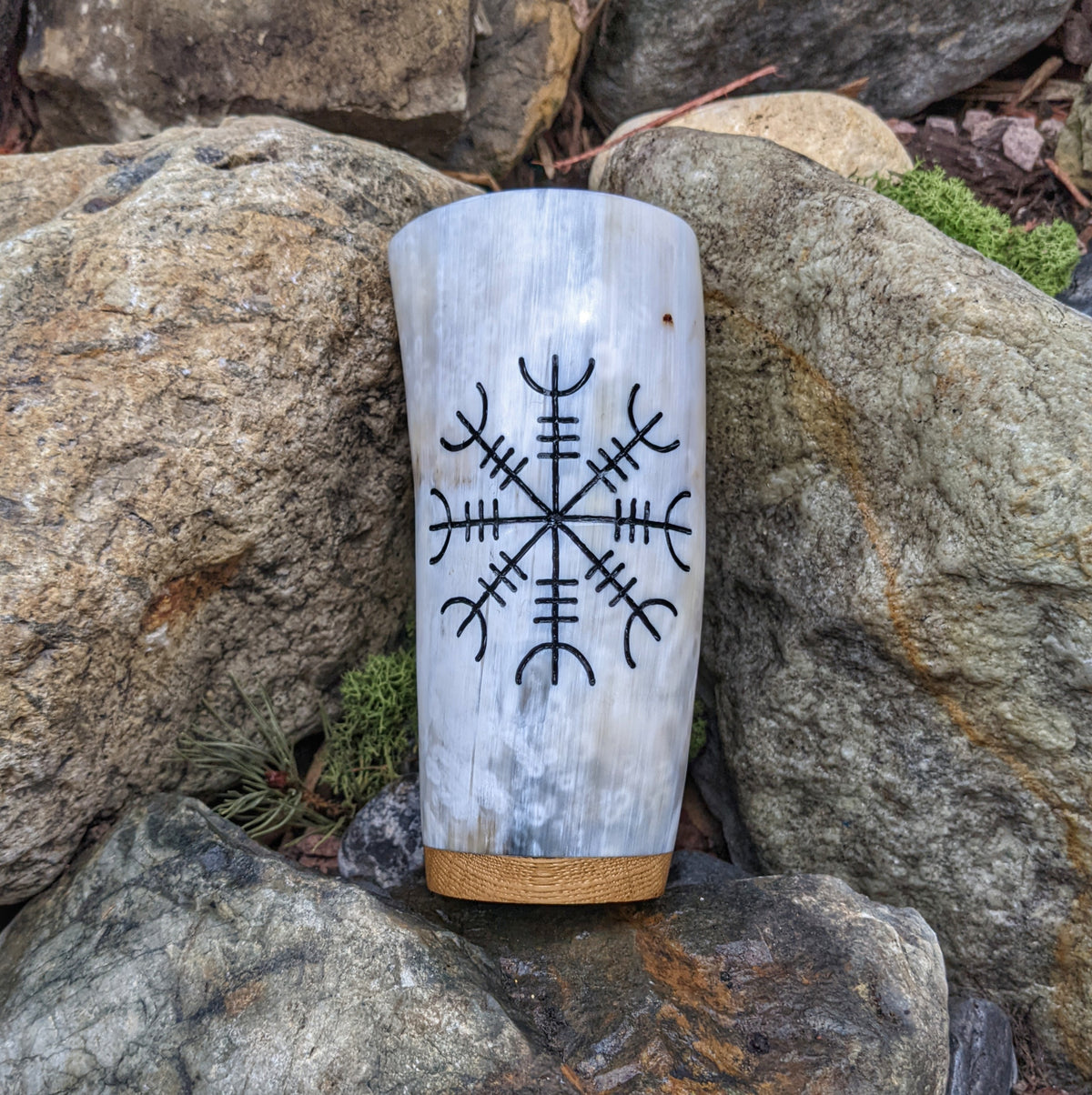 Helm of Awe Mug - Horn mug - Horns of Odin