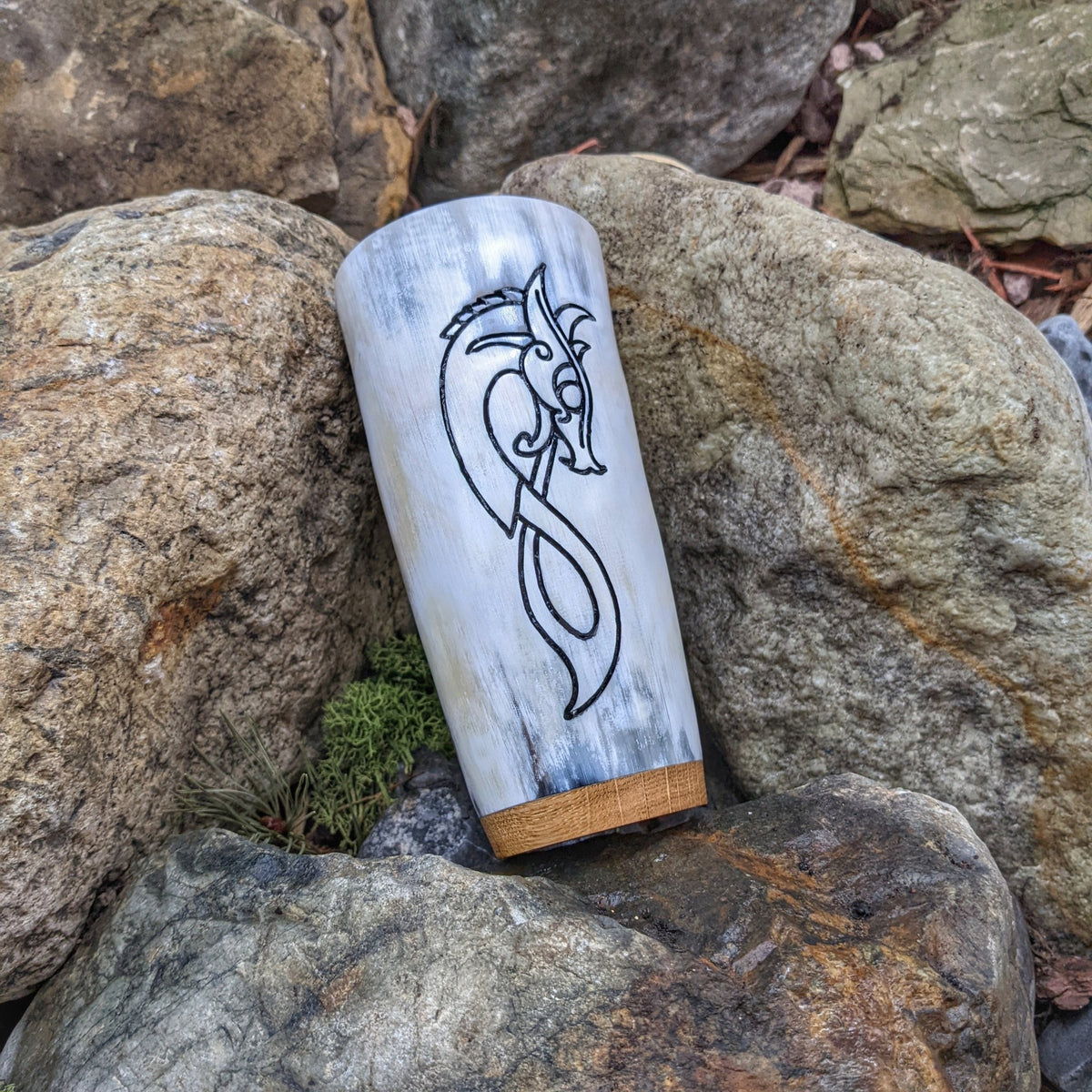 Dragon Mug - Horn mug - Horns of Odin