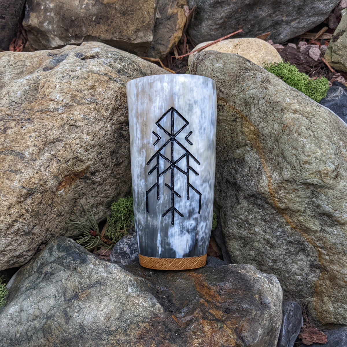 Bind Rune Mug - Horn mug - Horns of Odin
