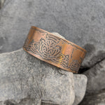 Copper Geri and Freki Wolf Arm Cuff