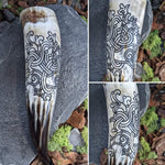 Stag and Snake Drinking Horn