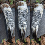 Stag and Snake Drinking Horn