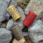 Helm of Awe Wooden Candle Holder - New Design