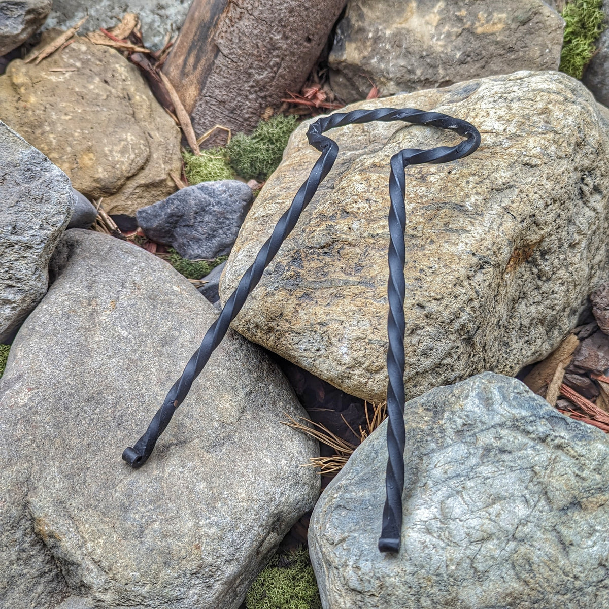 Hand Forged Horn Stand