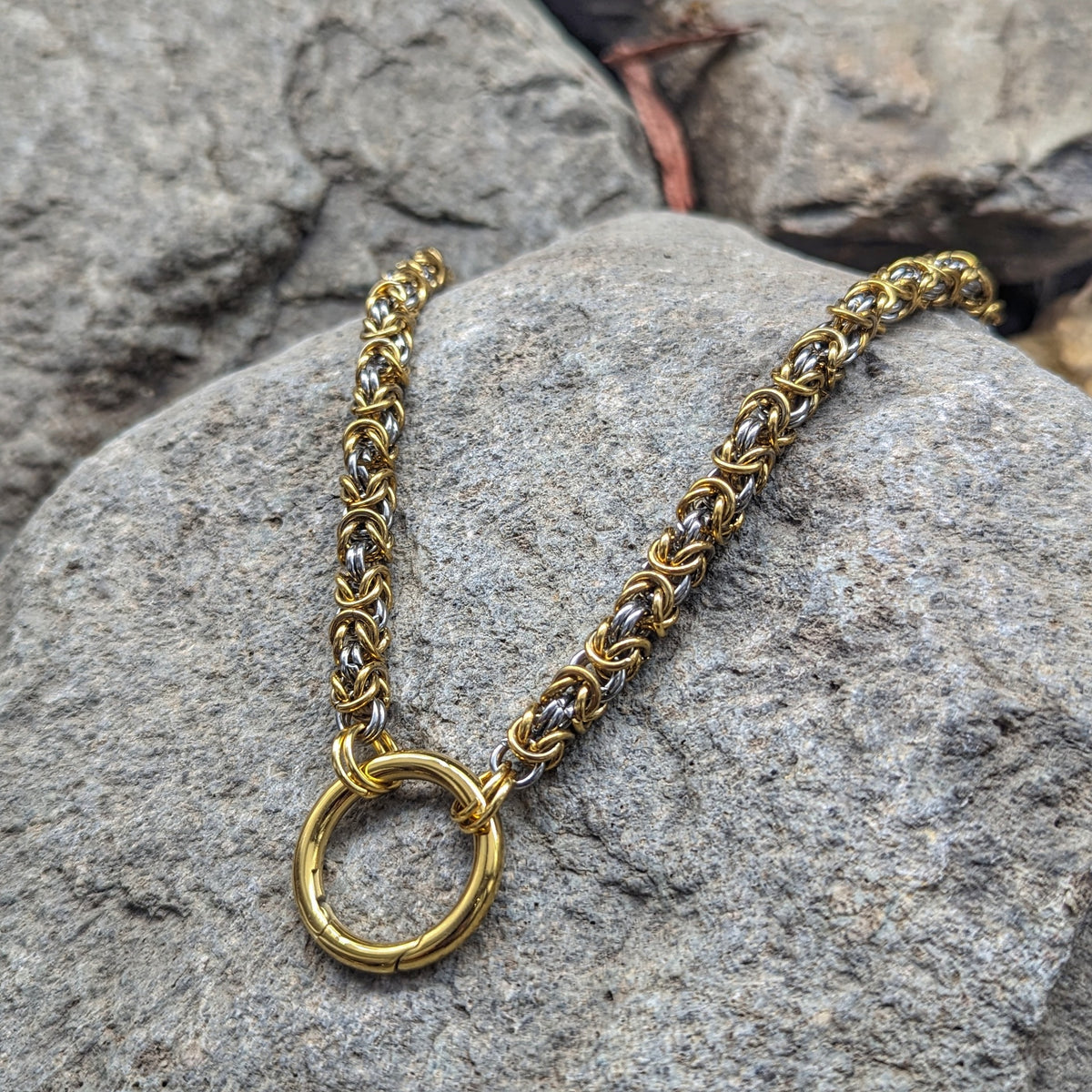 Viking King Chain (Gold + Silver)