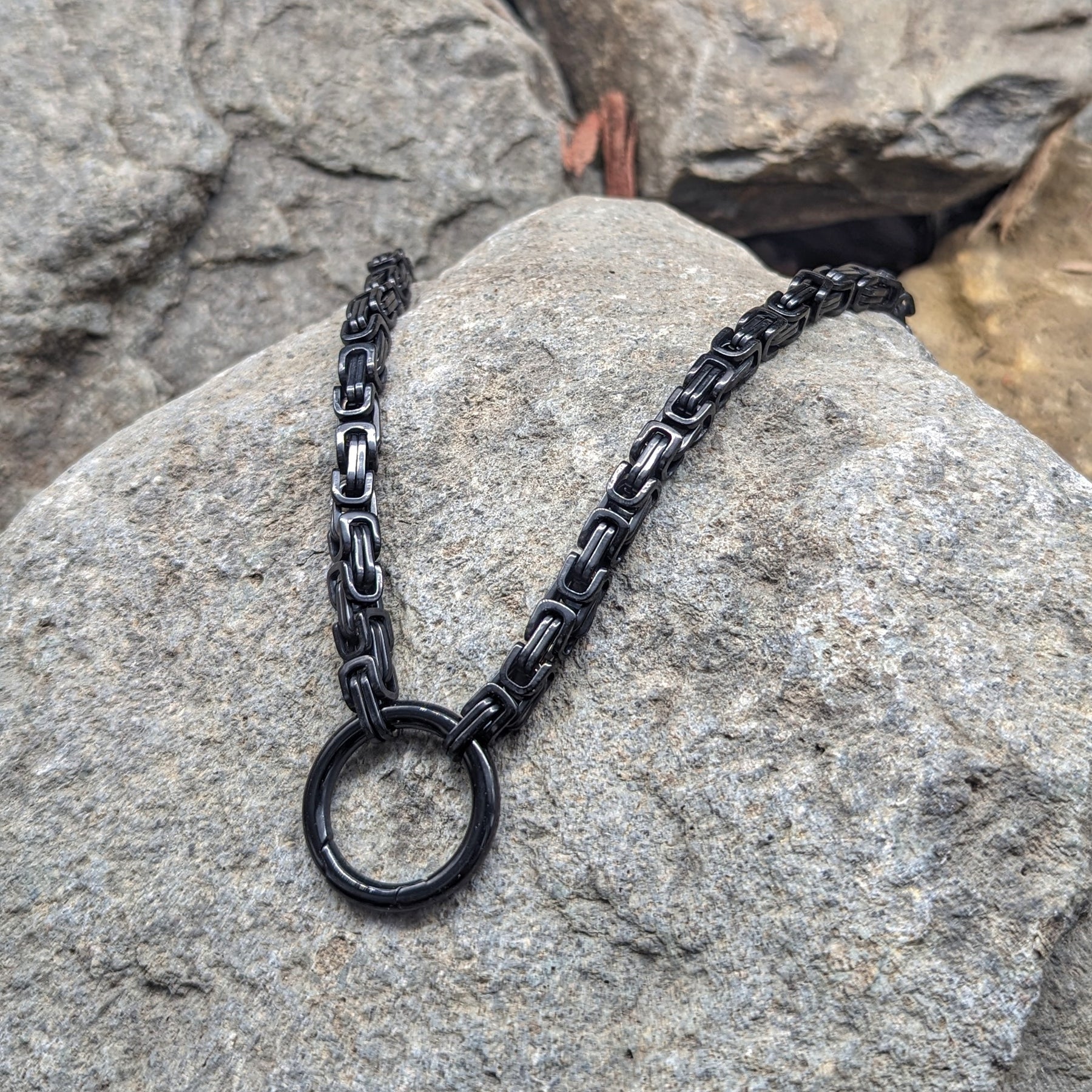 Aesir God Chain (Black) – Horns of Odin