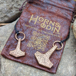 Thor and Sif's Mjolnir Pendants (Copper)