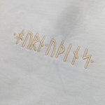 Runic Oversize Tee - Bone