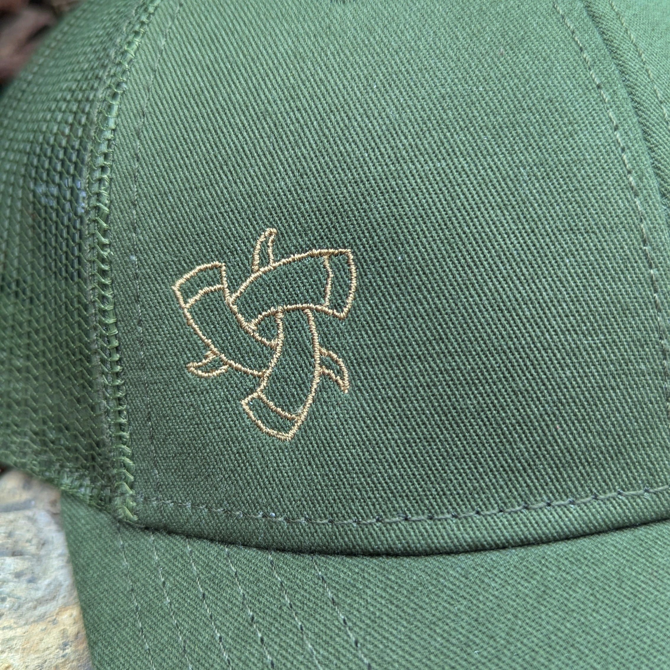 Horns of Odin Trucker Cap Khaki1