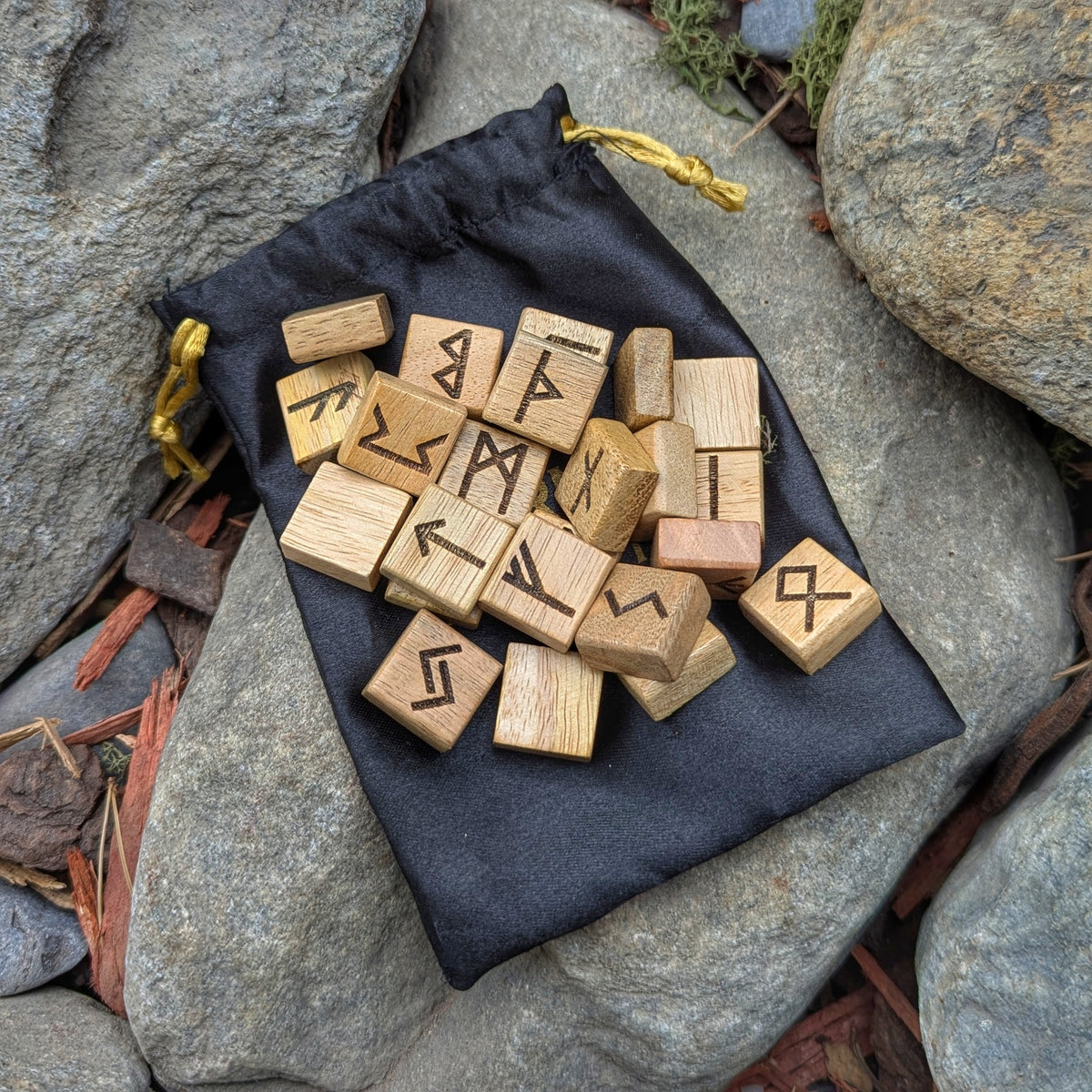 Wooden Rune Set - Elder Futhark