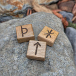 Younger Futhark Mango Wood Wooden Rune Set