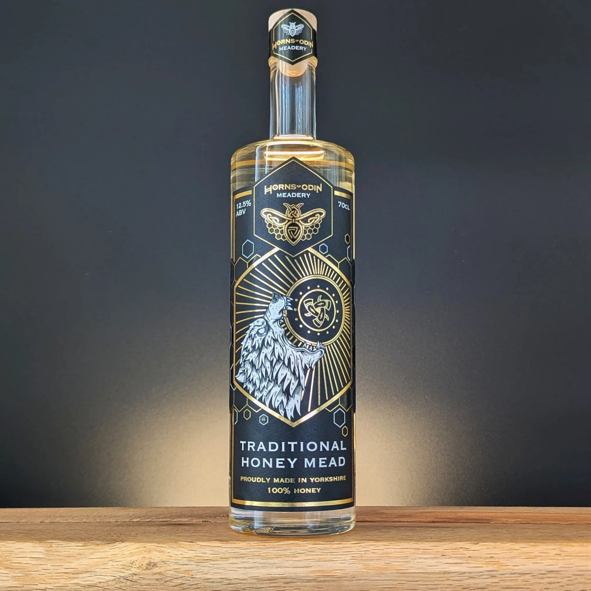 Viking Drinking Horn & Mead Gift Set