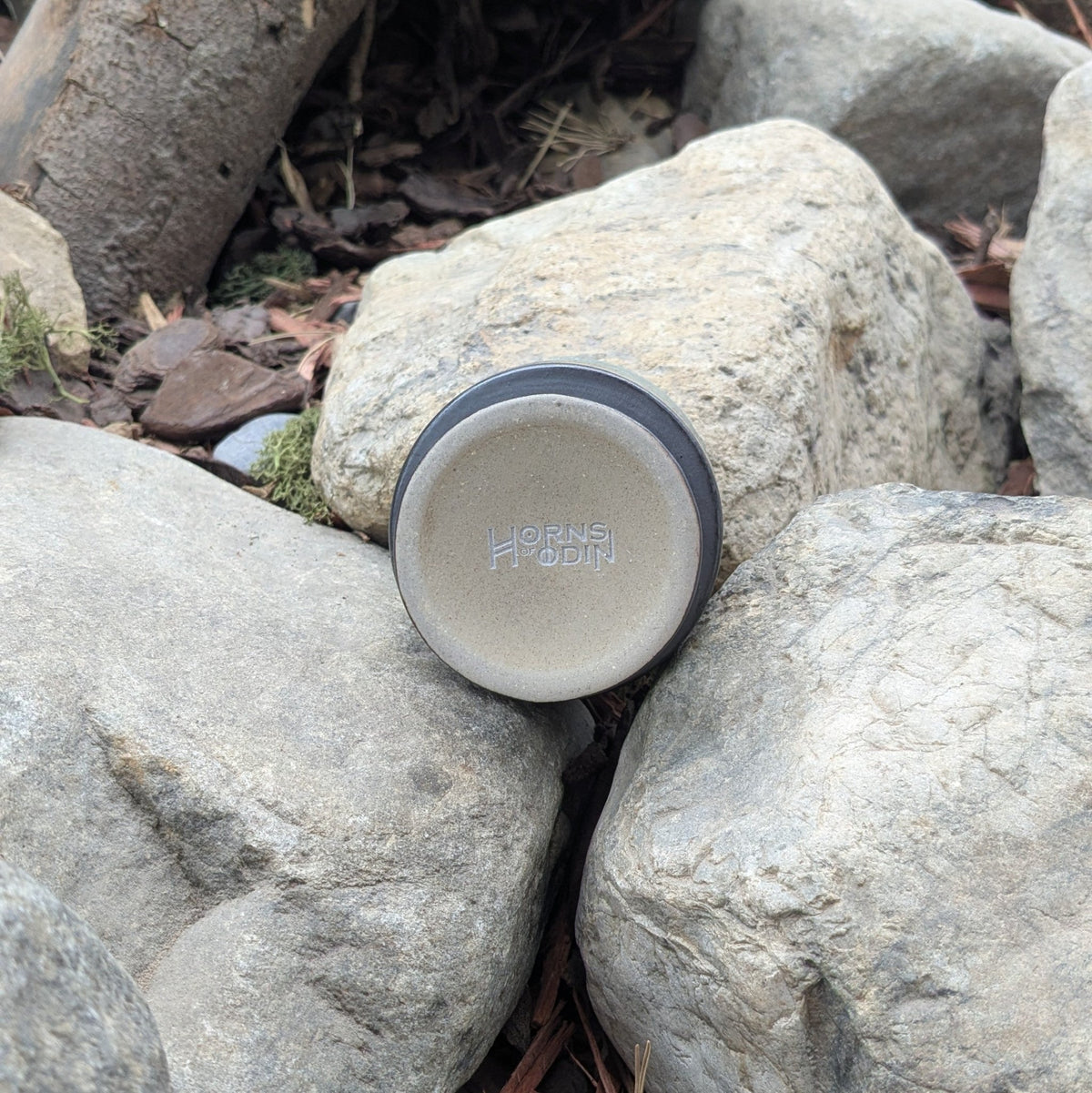 Kvasir's Goblet - Green+Brown - Mug - Horns of Odin