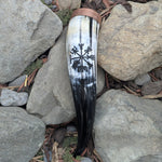 Vegvisir Drinking Horn - A Grade