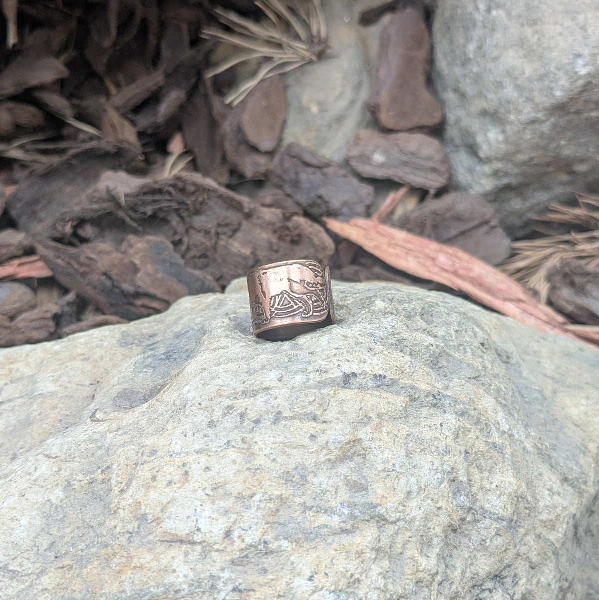 Geri and Freki Ring - Small -A Grade