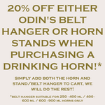 Custom Bindrune Drinking Horn
