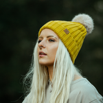 Merino Beanie with Pom Pom