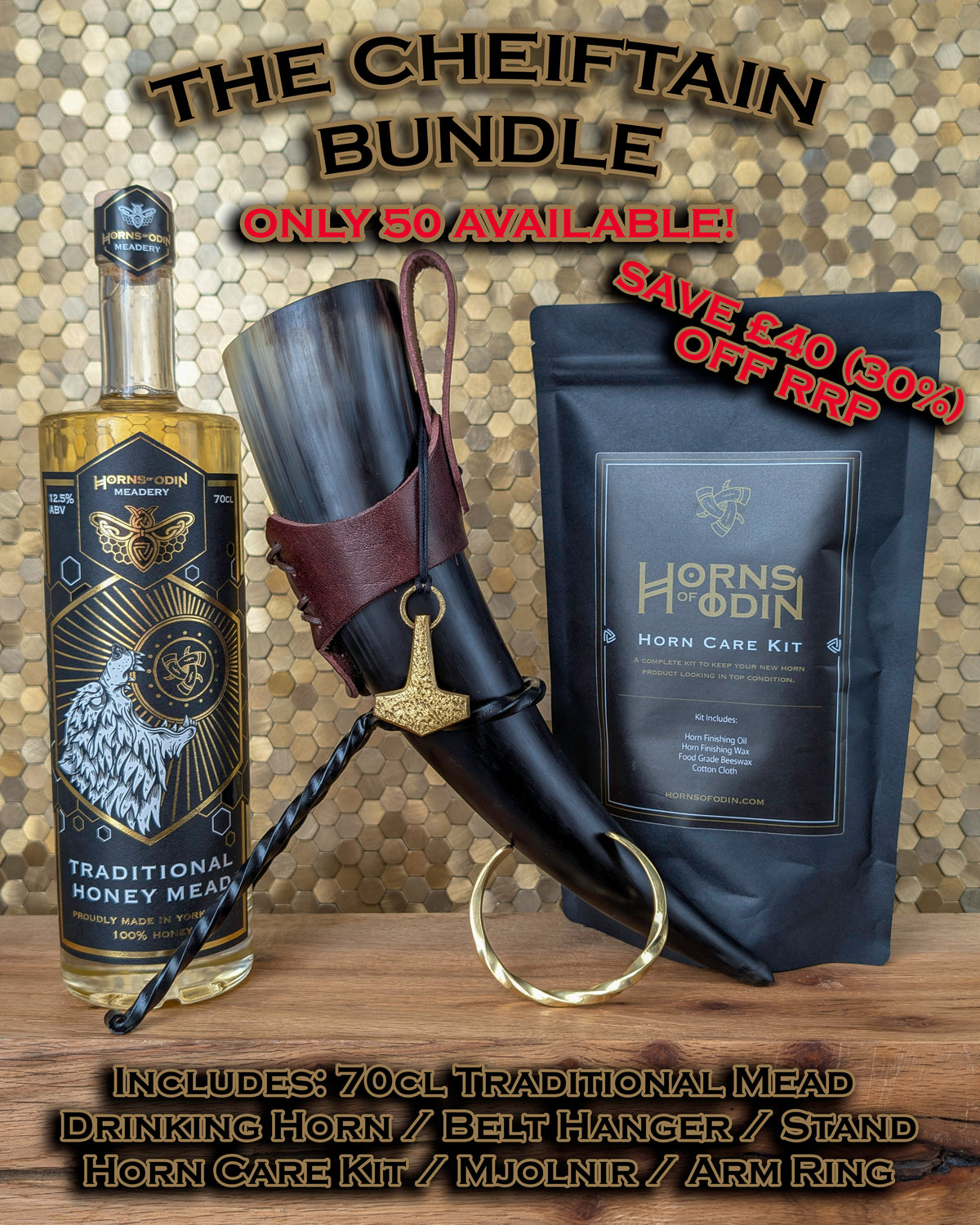 The Chieftain Bundle | 7-Piece Viking Set (Only 50 Available)
