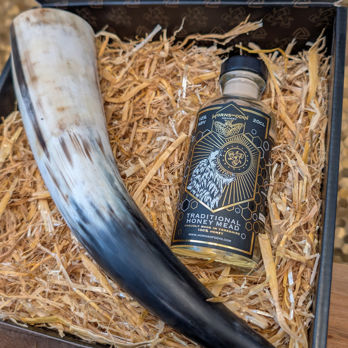 Viking Mead & Horn Gift Box Set