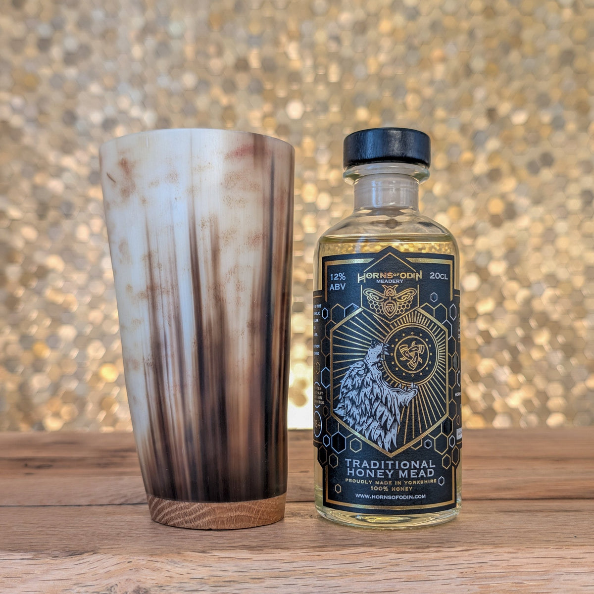 Mead & Horn Mug Gift Set - Horn mug - Horns of Odin