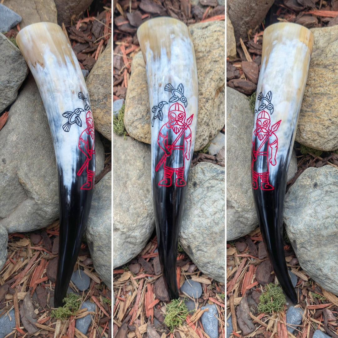 Odin Drinking Horn - A Grade